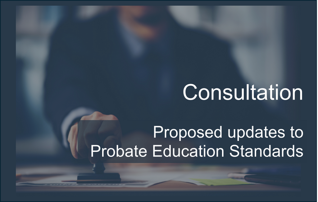 Consultation probate standards